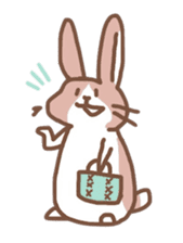 kamyu's rabbit stickers sticker #7045590