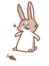 kamyu's rabbit stickers sticker #7045595