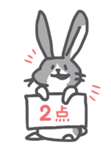 kamyu's rabbit stickers sticker #7045606