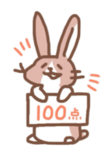 kamyu's rabbit stickers sticker #7045607