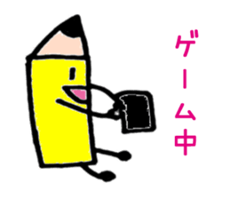 Pencil our spring-chan sticker #7045783