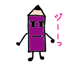 Pencil our spring-chan sticker #7045785