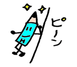 Pencil our spring-chan sticker #7045801