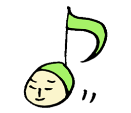 A face apple and friends sticker #7045858