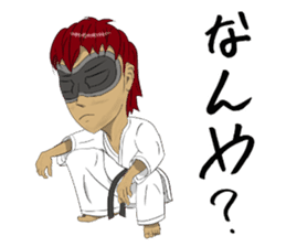 Masked Karate Daily conversation sticker #7046114