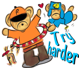 Rossy the working bears I sticker #7047208