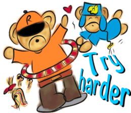 Rossy the working bears I sticker #7047208