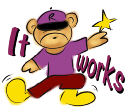 Rossy the working bears I sticker #7047209