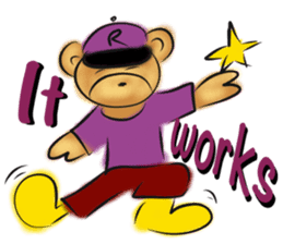 Rossy the working bears I sticker #7047209