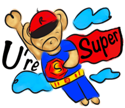 Rossy the working bears I sticker #7047213