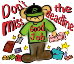 Rossy the working bears I sticker #7047222