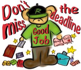Rossy the working bears I sticker #7047222