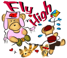 Rossy the working bears I sticker #7047225