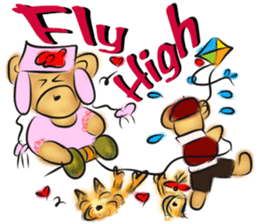 Rossy the working bears I sticker #7047225