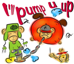 Rossy the working bears I sticker #7047228