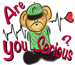 Rossy the working bears I sticker #7047233