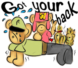 Rossy the working bears I sticker #7047236