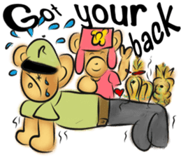 Rossy the working bears I sticker #7047236