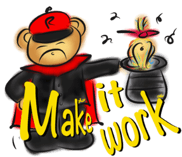 Rossy the working bears I sticker #7047243