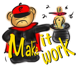 Rossy the working bears I sticker #7047243