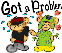 Rossy the working bears I sticker #7047247