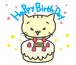 Daily life of the ogacat sticker #7047281