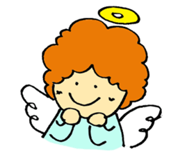 Angel partly Devil ; close friend sticker #7047297