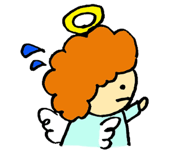Angel partly Devil ; close friend sticker #7047298