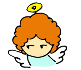 Angel partly Devil ; close friend sticker #7047299