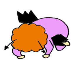 Angel partly Devil ; close friend sticker #7047300