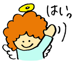 Angel partly Devil ; close friend sticker #7047312