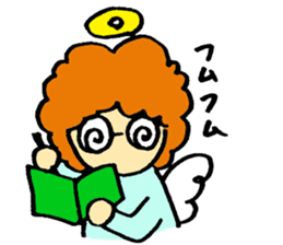 Angel partly Devil ; close friend sticker #7047319