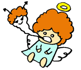 Angel partly Devil ; close friend sticker #7047320