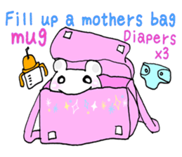 Daddy's perfect stickers NO EXCUSES Eng. sticker #7047460