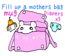 Daddy's perfect stickers NO EXCUSES Eng. sticker #7047460