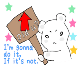 Daddy's perfect stickers NO EXCUSES Eng. sticker #7047471