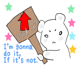 Daddy's perfect stickers NO EXCUSES Eng. sticker #7047471