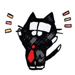 cat worker with the glasses