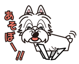 iinu - West Highland White Terrier sticker #7048051