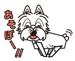 iinu - West Highland White Terrier sticker #7048051