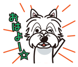 iinu - West Highland White Terrier sticker #7048057