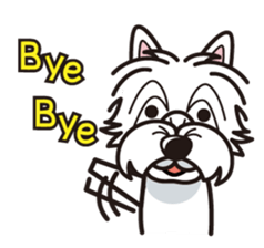 iinu - West Highland White Terrier sticker #7048058
