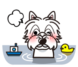 iinu - West Highland White Terrier sticker #7048060
