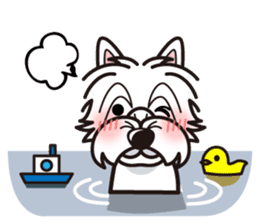 iinu - West Highland White Terrier sticker #7048060