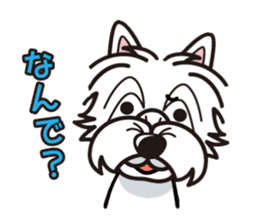 iinu - West Highland White Terrier sticker #7048068