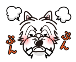 iinu - West Highland White Terrier sticker #7048070