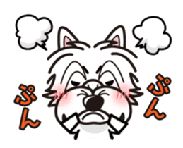 iinu - West Highland White Terrier sticker #7048070