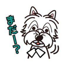 iinu - West Highland White Terrier sticker #7048075