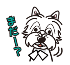 iinu - West Highland White Terrier sticker #7048075