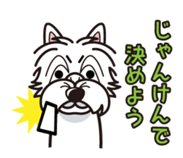 iinu - West Highland White Terrier sticker #7048079